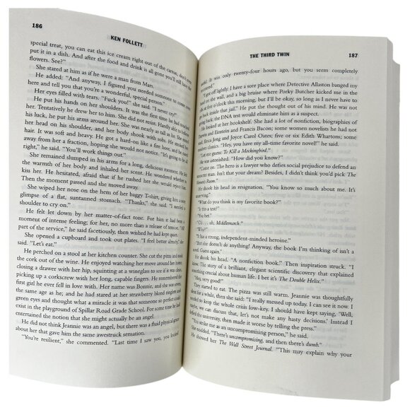 Ken Follett The Third Twin First Edition First Print Hardcover Dust Jacket 1996 - Picture 5 of 10